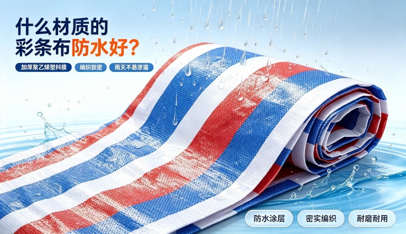 聚乙烯 PE 彩条布解析 原料决定产品耐候性能